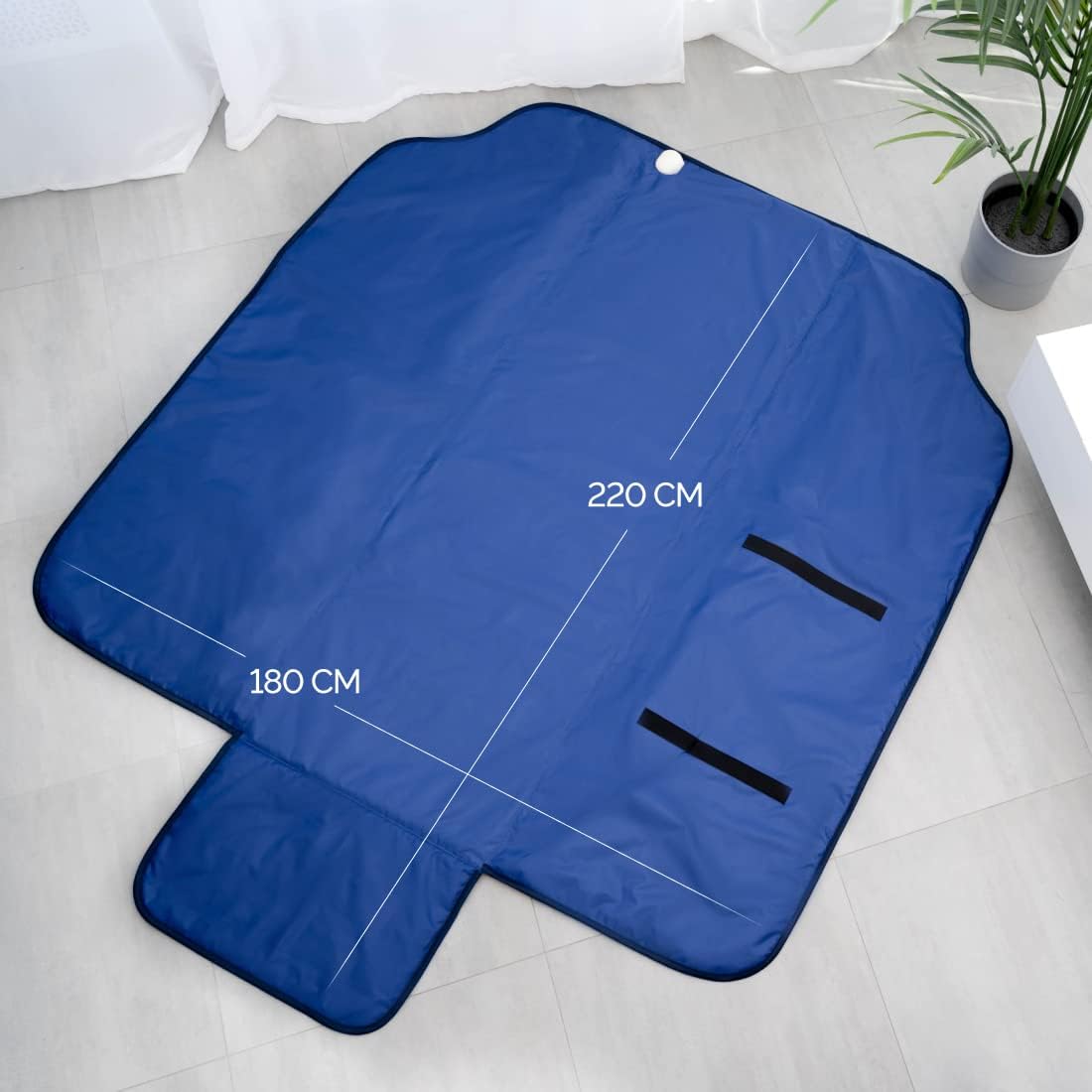 Heating Blanket, Fat and Weight Lose, Portable Infrared Sauna Blanket 71x87 In, 2 Zone Remote Control 9 Modes 110V, Detox Slimming Body Wraps for Intense Sweating, Personal Spa Bag for Home and Office