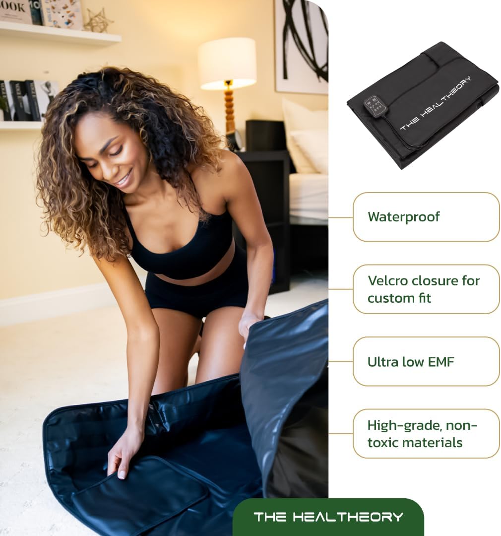 Infrared Sauna Blanket Liner – Reusable, Machine Washable Sweat-Absorbing Towel for Sauna Therapy, Hygienic, Easy to Install & Maintain, Extends Blanket Life, Perfect for Regular Use