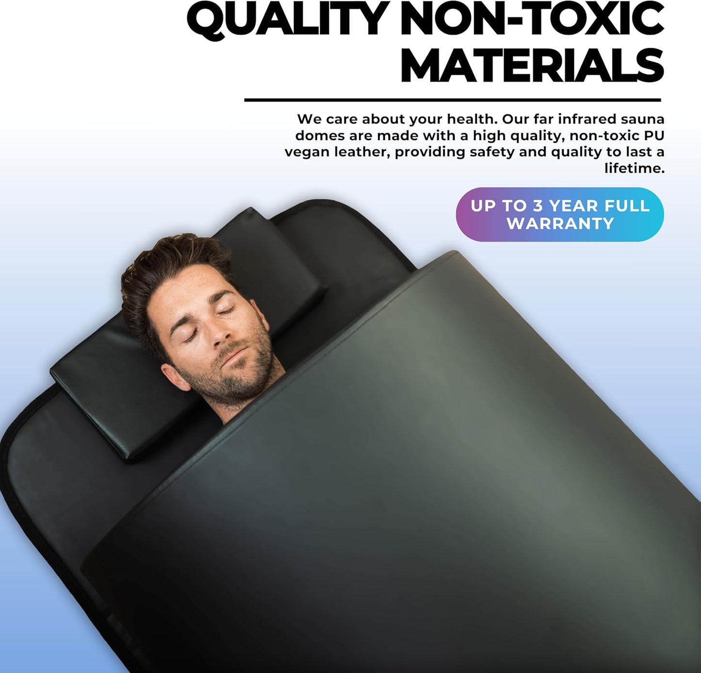 1Love Luxor Pro Far Infrared Sauna Dome | 0 EMFs, ELFs & VOCs | 10 Minute Preheat | 1200W/110V Power | Personal Sauna | 1 Person Sauna | Portable Dry Sauna | Home Sauna | Therapeutic Stones