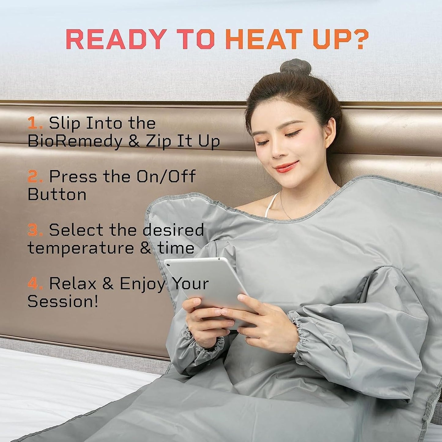 Infrared Sauna Blanket Fast Sweating Body Shape Fitness Far Infrared Sauna Blanket for Body Relaxation at Home Use Sauna Blanket with Sleeves