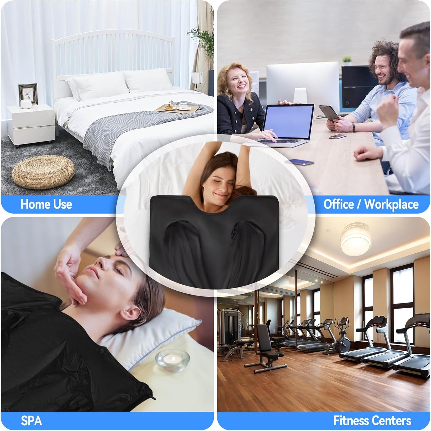 Infrared Sauna Blanket-Far Infrared Saun, Portable Infrared Sauna for Home, 176℉ Max, 30-90 MinTimer, 6 ft X 3 ft