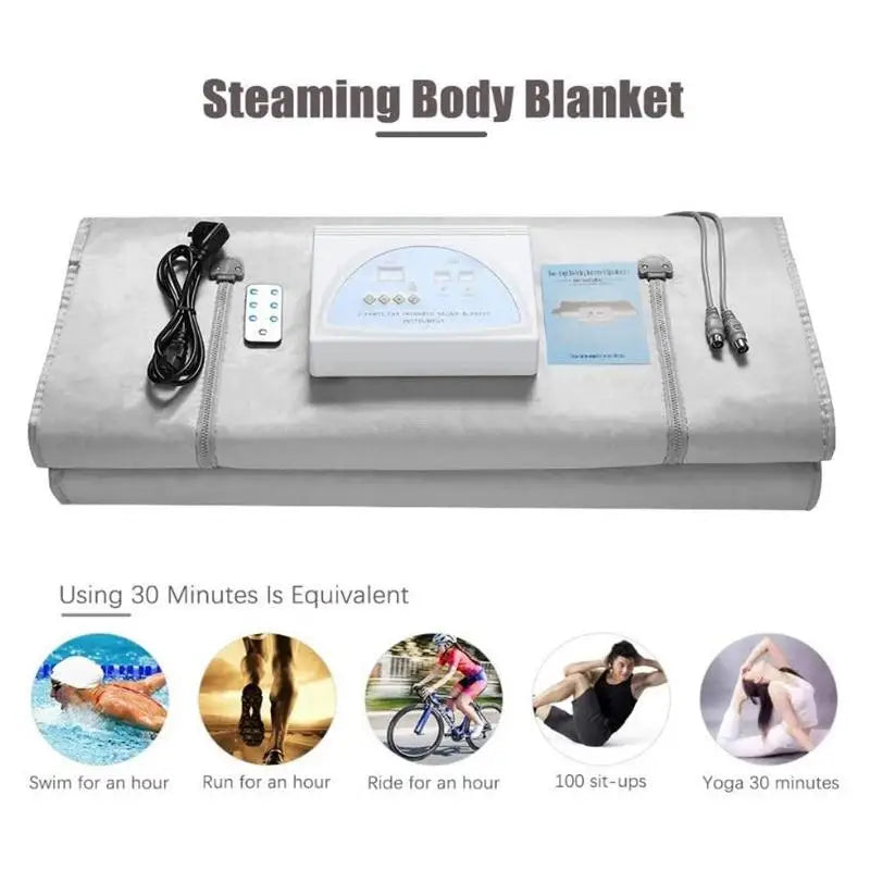 Fat Burning Sauna Blanket For Spa Detox Remote Control Heating For Home Body Shaper - SAUNA BLANKETS® - Free Shipping Buy Now