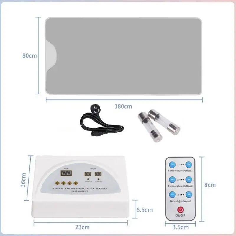 Fat Burning Sauna Blanket For Spa Detox Remote Control Heating For Home Body Shaper - SAUNA BLANKETS® - Free Shipping Buy Now