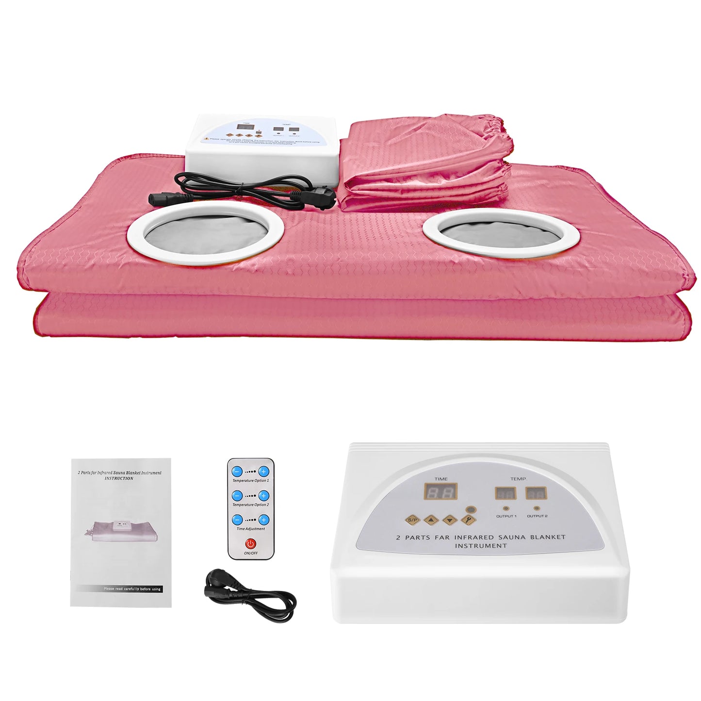 Sauna Blanket With Sleeves, Digital Thermal Sauna Blanket Body Shaper For Weight Loss And Fitness (With 2 Sleeves)