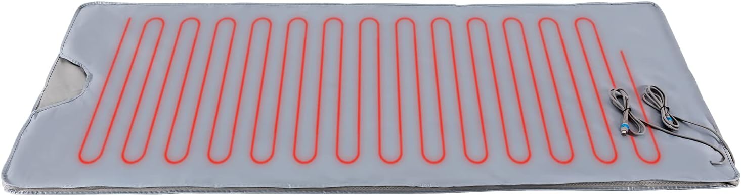 Gdrasuya10 Far Infrared Sauna Blanket Sauna Bag Professional Sauna Machine Health Benefits Beauty Body Shaper Fitness Sauna Blanket Slimming Weight Loss Sauna Spa Blanket,95-176℉ Temperature