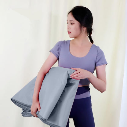 Sauna Blanket Infrared, 70” (Large) Length Heat 2 Zone far, Zipper Type, Digital Body Sauna (Grey)