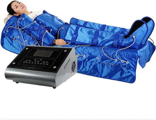 3 in 1 Pressotherapy Far Infrared Sauna Blanket Heating SPA Body Detox Machine