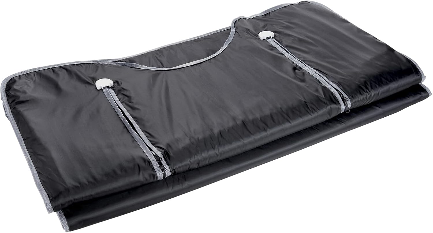 VEVOR Sauna Blanket, Portable Far Infrared Sauna for Home, Oxford Sauna Bag w/Arm Holes & Carbon Fiber Heating, 1-6 Level Adjustable Temp 95-176℉, 5-60 Minutes Timer, 71 x 31 in