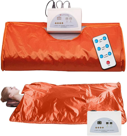 Sauna Blanket, Professional Sauna Slimming Blanket, Khan Steam Blanket, Weight Loss Detox Therapy Machine, for Home Spa Beauty Use