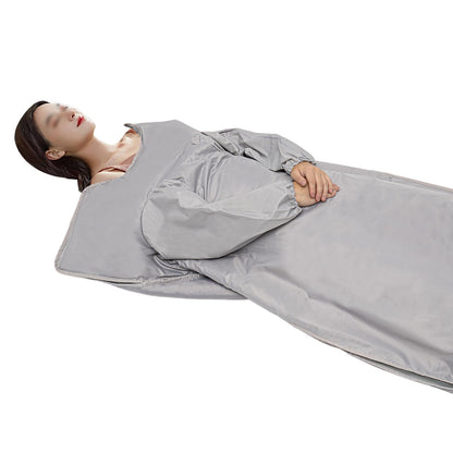 Infrared Sauna Blanket 6 ft x 2.6 ft, Portable Far Infrared Sauna Blanket for Home Use, Body Relaxation and Detoxification, 95-176°F, 0-60 Minutes Timer (Purple)