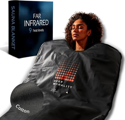 Superior - Infrared Sauna Blanket | Detox, Wellbeing & Recovery | Highest Grade Materials, Adjustable Temp 77-176°F, 6ft x 3ft (Classic Edition)