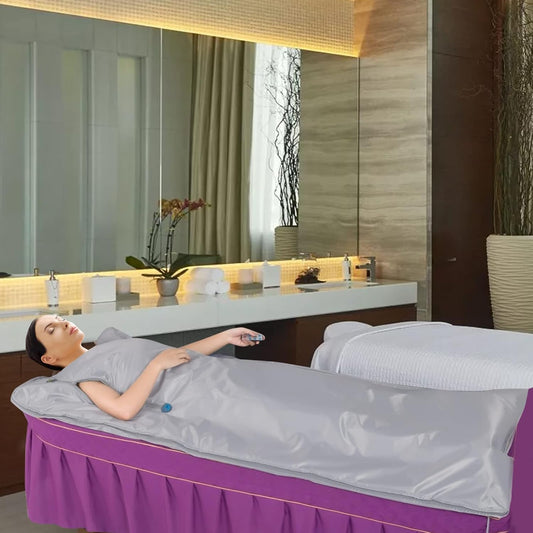 Infrared Sauna Blanket, 70.8 Inch Portable Far Infrared Spa Sauna Bags with Remote Control for Home Personal Sauna Care