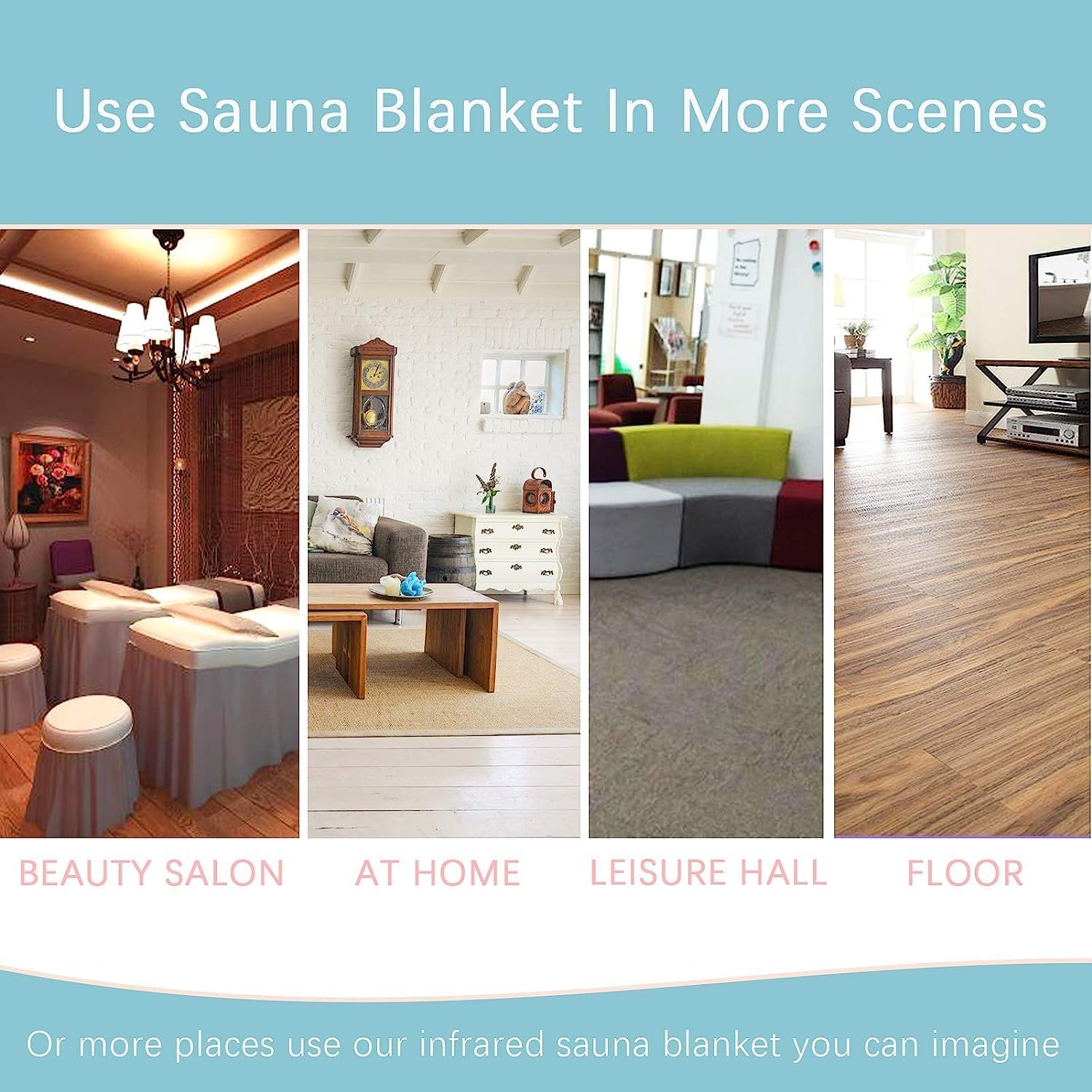 Large Screen Display Remote Control Far Infrared Sauna Blanket Detox Sauna Bed Remove Control Easy Operate Upgrade Infrared Blanket Sauna Blanket Liners 110V US Plug Pink