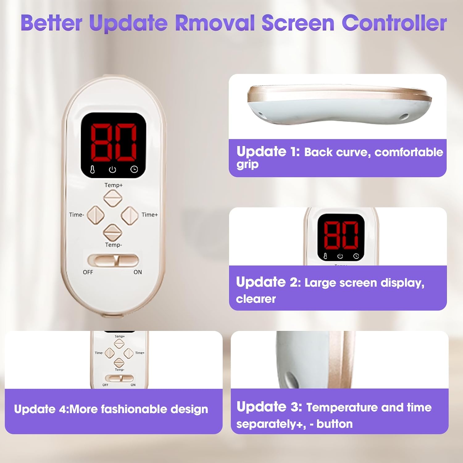 Large Screen Display Remote Control Far Infrared Sauna Blanket Detox Sauna Bed Remove Control Easy Operate Upgrade Infrared Blanket Sauna Blanket Liners 110V US Plug Pink