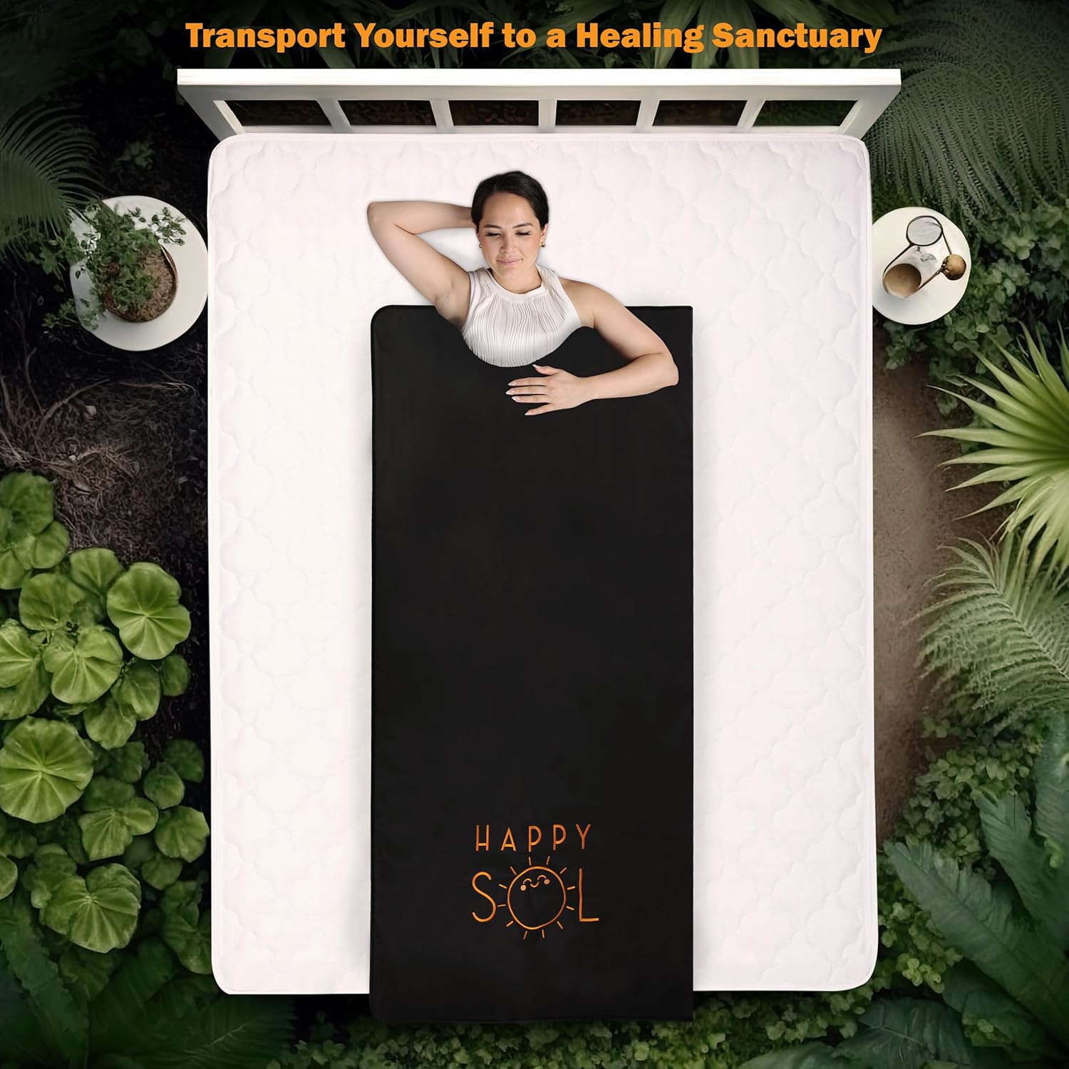 Far Infrared Sauna Blanket for Home, Portable Infrared Sauna Blanket for Therapy, Sauna Blanket for Detox, Suitable for Relaxation and Exercise Recovery, Very Low EMF