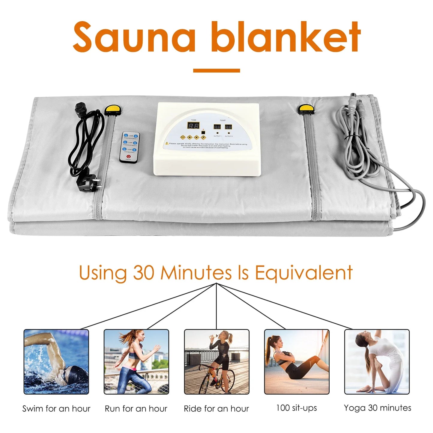 Sauna Blanket Weight Loss Slimming Beauty Machine Skin Care Tool - SAUNA BLANKETS® - Free Shipping Buy Now