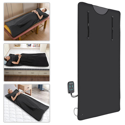 Sauna Blanket for Detoxification Portable Far Infrared Sauna For Home Relaxation Adjustable Temprature Minutes Timer - SAUNA BLANKETS® - Free Shipping Buy Now